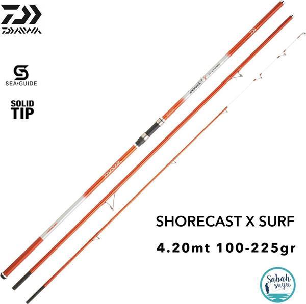 Daiwa Shorecast X AF 4.20mt 100-225gr (3P) Surf Kamış - Image 1