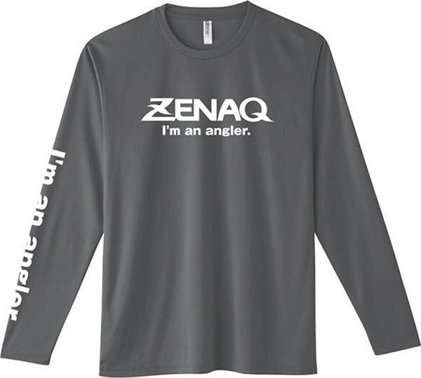 Zenaq Dry Long T-Shirt (Zenaq Logo Dark Grey / L) - Image 1
