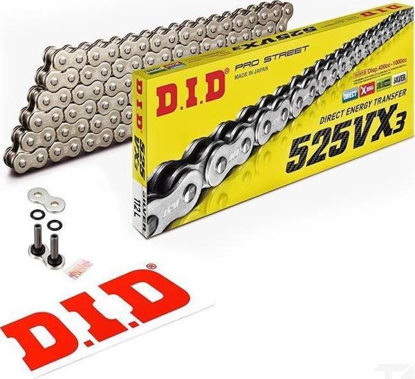 Did 525-114Vx3 2017-2023 MV Agusta Dragster 800 RC SCS Uyumlu Zincir Vx3 Xring Silver (Gümüş) Renk - Image 1
