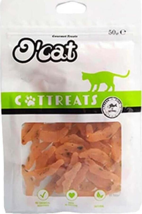 O Cat Tavuk ve Brokoli Cips Kedi Ödülü 50 Gr - Image 1
