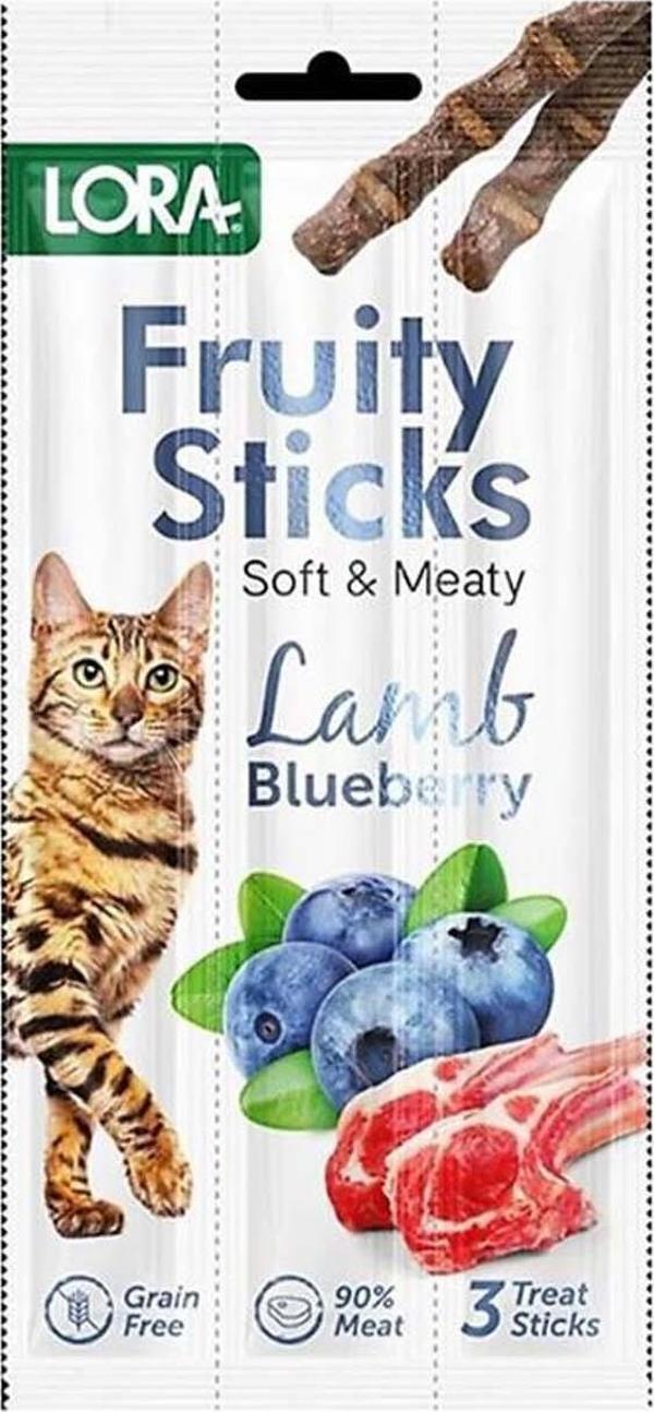 Lora Kuzulu ve Yaban Mersinli Sticks Kedi Ödülü 3x5 Gr - Image 1