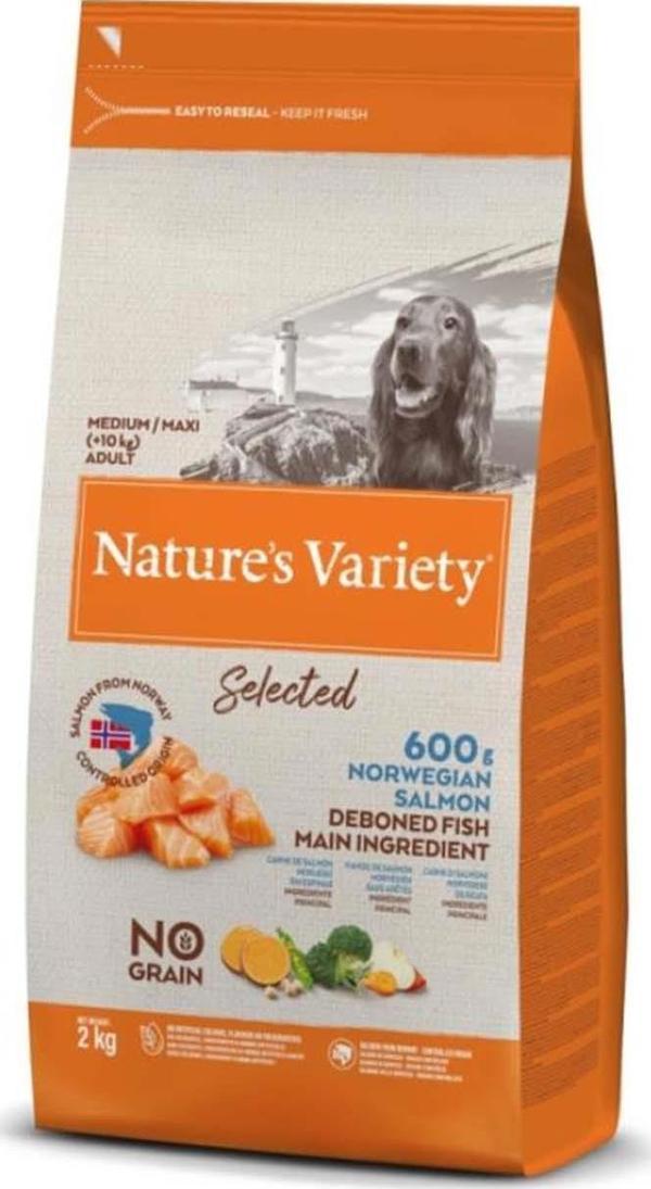 Nature's Variety Selected Norveç Somonlu Yetişkin Köpek Maması 2 Kg - Image 1