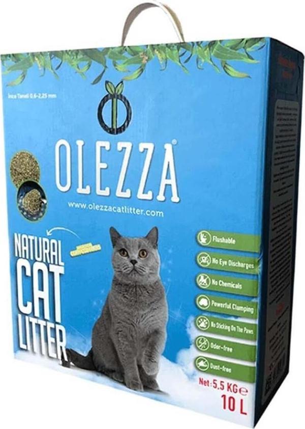 Olezza Mısır Granülü Doğal Kedi Kumu 10 Lt 5.5 Kg - Image 1