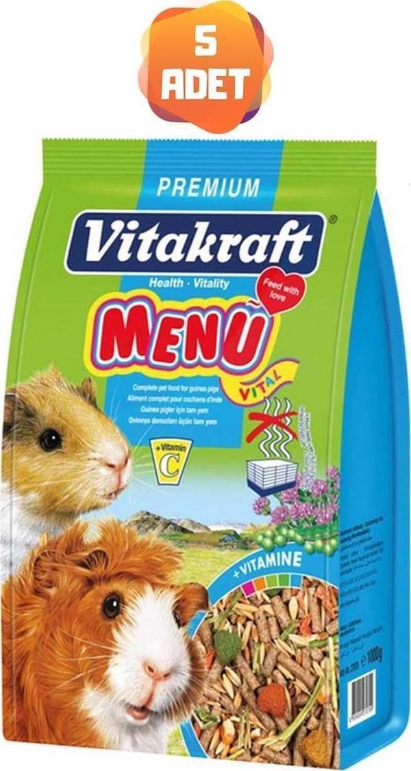 Vitakraft Guinea Pig Yemi 1 Kg x 5 Adet - Image 1