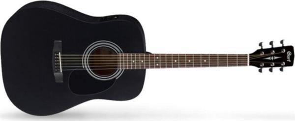 Cort Ad810E-Bks Elektro Akustik Gitar, Siyah Satin, Ladin - Image 1