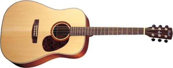 Cort Earth100Nat Akustik Gitar Set Solid Spruce Top - Image 1