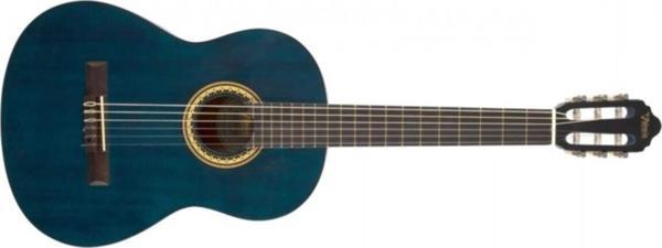 Valencia Vc204Tbu Klasik Gitar, Scale 4/4,Şeffaf Mavi Mat, K - Image 1