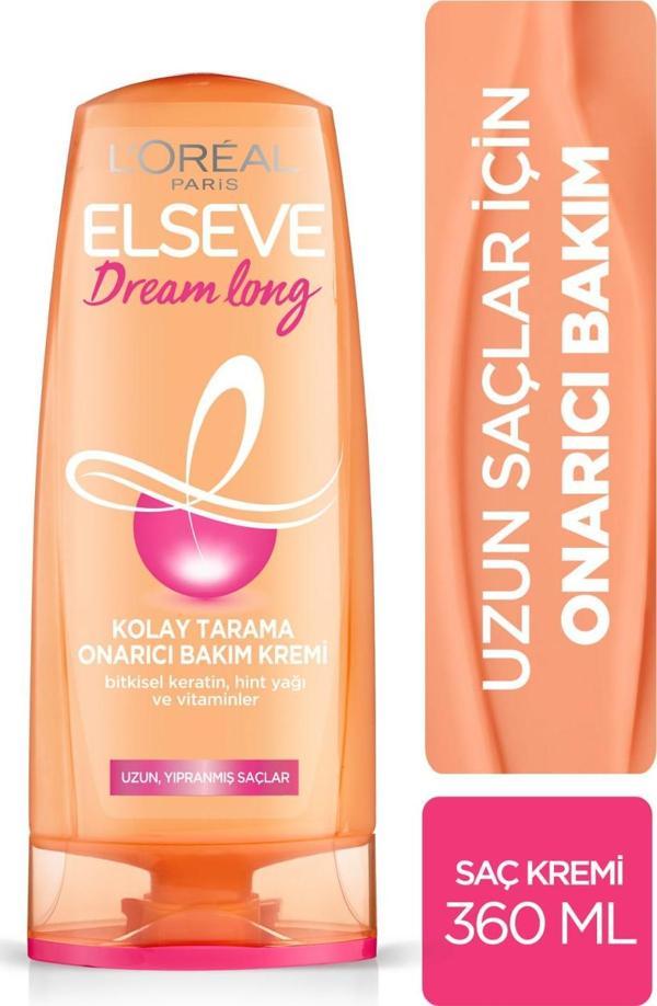 L'Oréal Paris Elseve Dream Long Kolay Tarama Saç Bakım Kremi 360 ml - Image 1