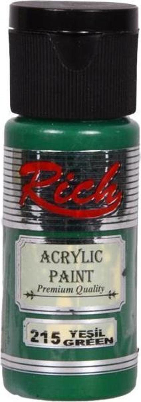 Rich Akrilik Boya Yeşil 30cc - Image 1