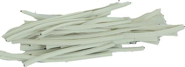 LokmanAVM Bağlama Teli Tel Klips Pvc Kaplamalı Beyaz 500  gr Takribi 500 Adetli 1 Paket - Image 1