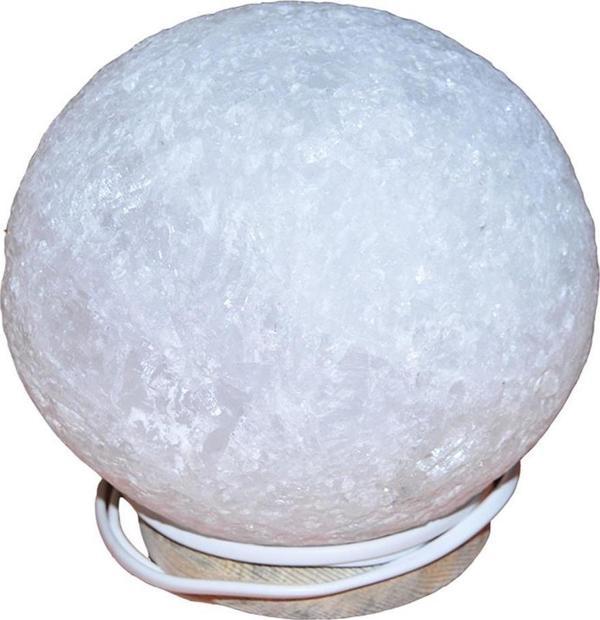 Küre Top Şeklinde Doğal Kaya Tuz Lambası Anahtarlı Ampullü 6-7KG - Image 1