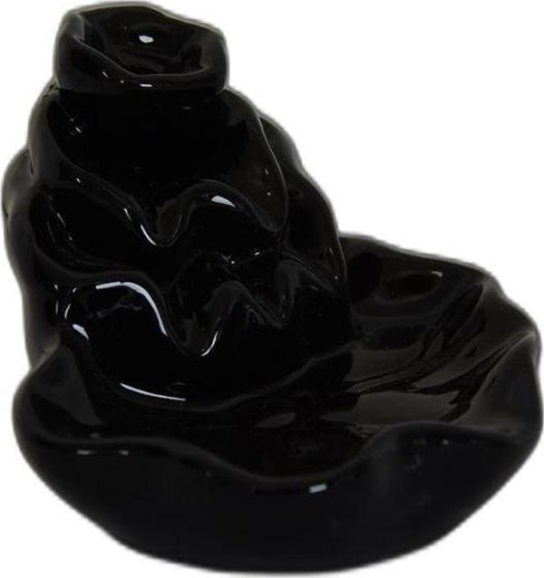 Siyah Seramik Şelale Tütsülük Geri Akışlı Backflow C0902 - Image 1