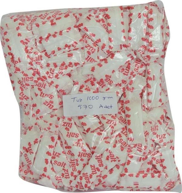 Tek Kullanımlık Tuz Doğal Paket Tuzu Takribi 570 Adet 1 kg - Image 1