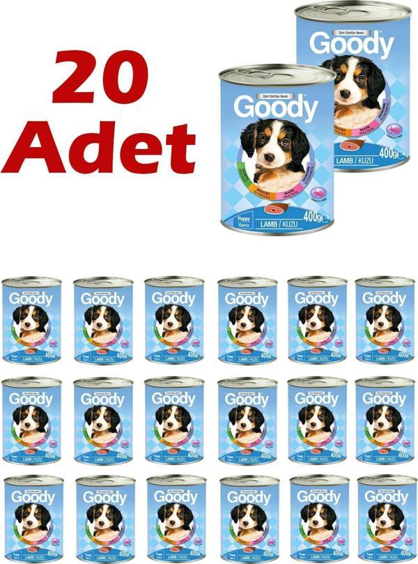 Goody Kuzu Etli Yavru Köpek Konservesi 400 Gr 20 Adet - Image 1