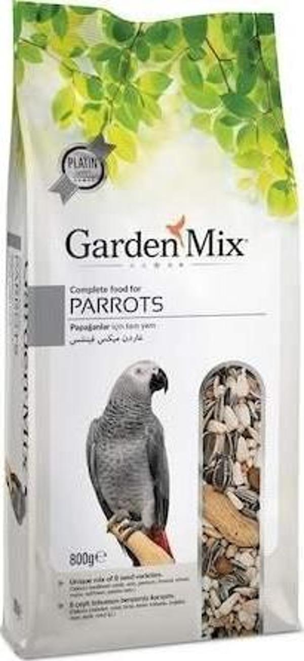 Garden Mix Platin Papağan Yemi 800 gr x 5 Adet - Image 1