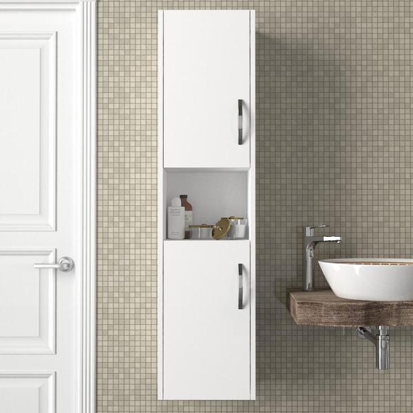 Dekorister 2 Kapaklı Asma Banyo Dolap - Image 1