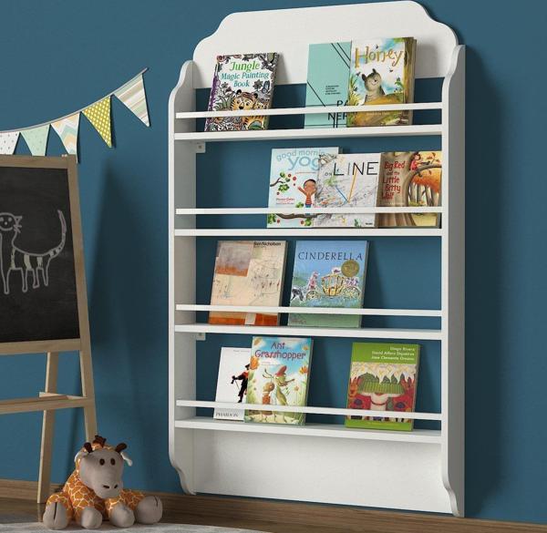 Dekorister Exclusive Montessori Kitaplık Beyaz - Image 1