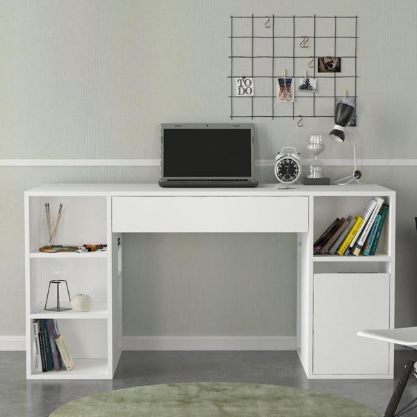 Dekorister Diamond Çalışma Masası Beyaz - 145 cm - Image 1