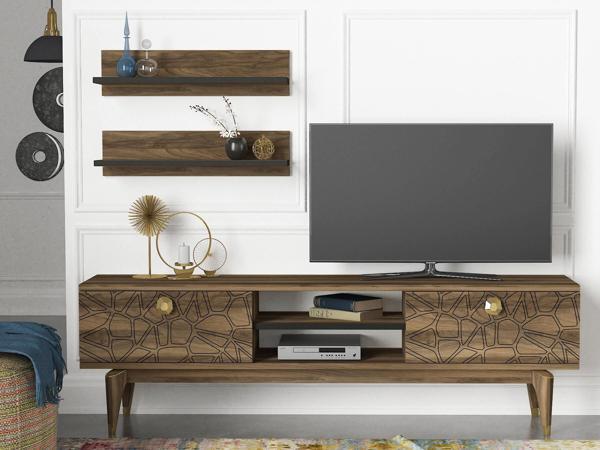 Dekorister Exclusive Royal Tv Ünitesi Ceviz - Image 1