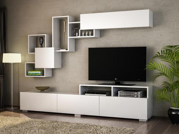 Dekorister Elit Tv Ünitesi Beyaz - Image 1