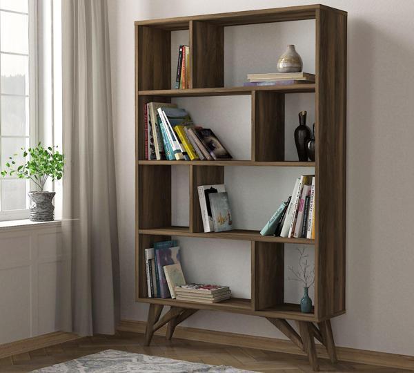 Dekorister Flamingo Kitaplık Ceviz - Image 1