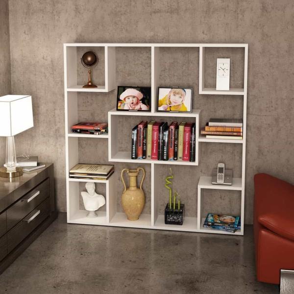 Dekorister Optimist Kitaplık Beyaz - Image 1