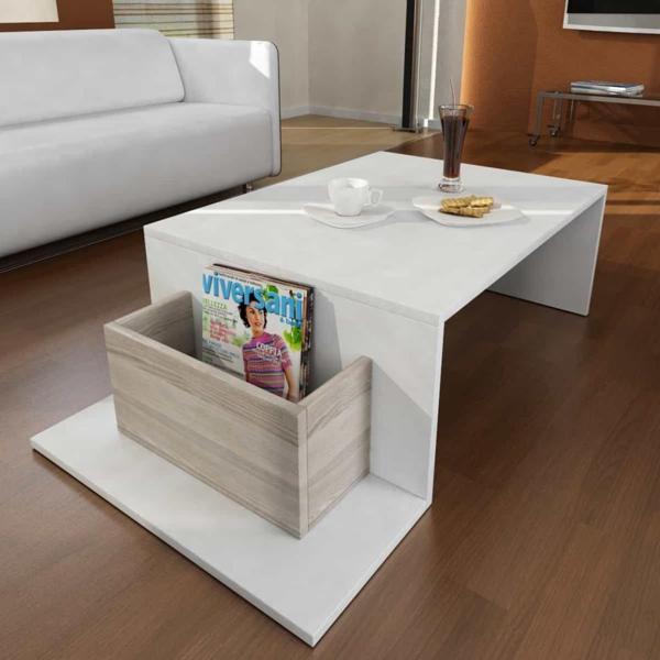 Dekorister Pot Orta Sehpa Beyaz-Cordoba - Image 1