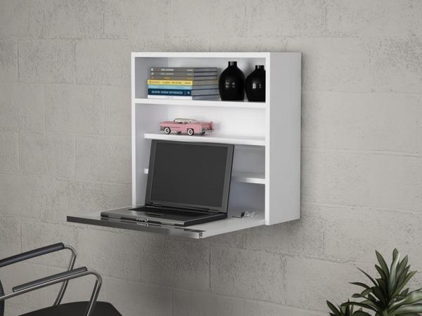 Dekorister Violin Laptop Çalışma Masası Beyaz - Image 1