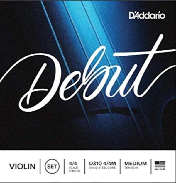 Daddario D'Addario Debut 4/4 Medium Set Keman Teli D310 - Image 1