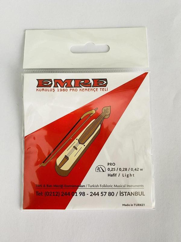Gmc Musıc Store Emre 0,25 / 0,28 / 0,42 Hafif Light Pyramid Kemençe Teli + Reçine Hediyeli - Image 1