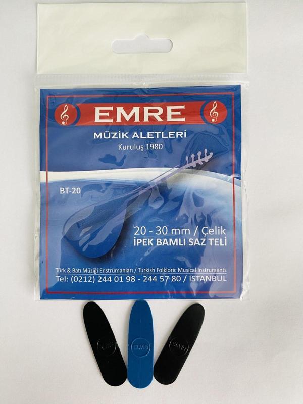 Gmc Musıc Store Emre 0.20Mm Çelik - Ipek Bamlı Uzun Sap Bağlama Teli - Mızrap Hediyeli - Image 1