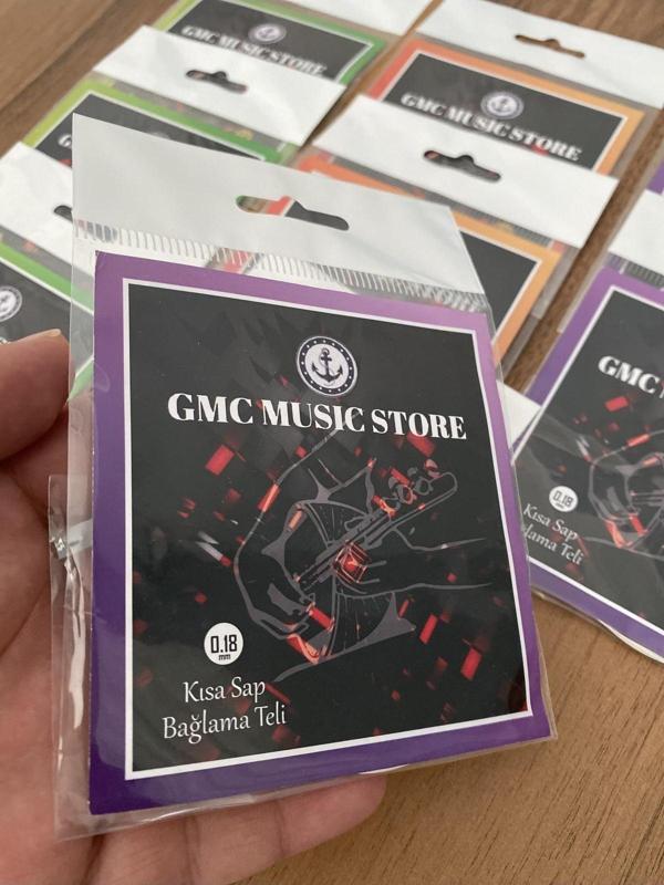 Gmc Musıc Store Kısa Sap Bağlama Teli 2 Takım 0.18Mm + Tezene Hediyeli - Image 1