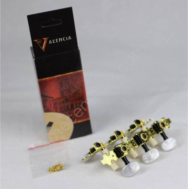 Valencia Vcmh0150Gd Klasik Gitar Kulağı 3+3 Set Gold - Image 1