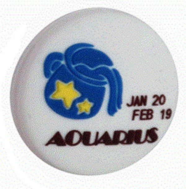 Pro'S Pro  Burç Emojili Tekli Titreşim Önleyici Aquarius Kova Burcu - Image 1