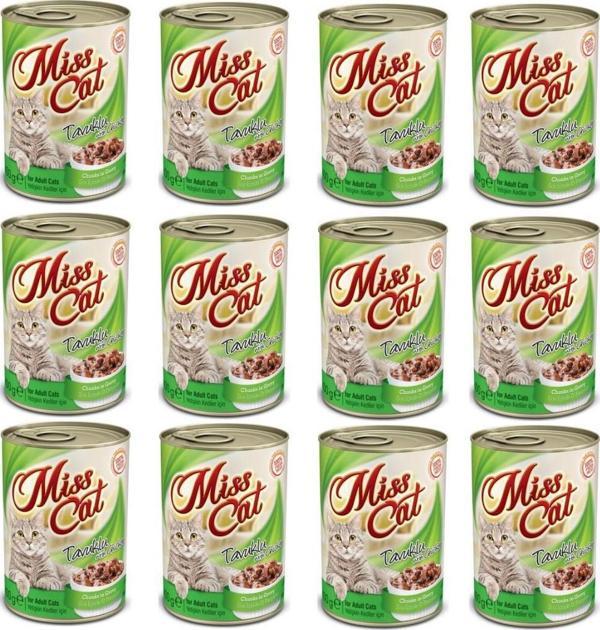 Miss Cat Tavuklu Pate/Ezme Kedi Konserve x 12 Adet - Image 1