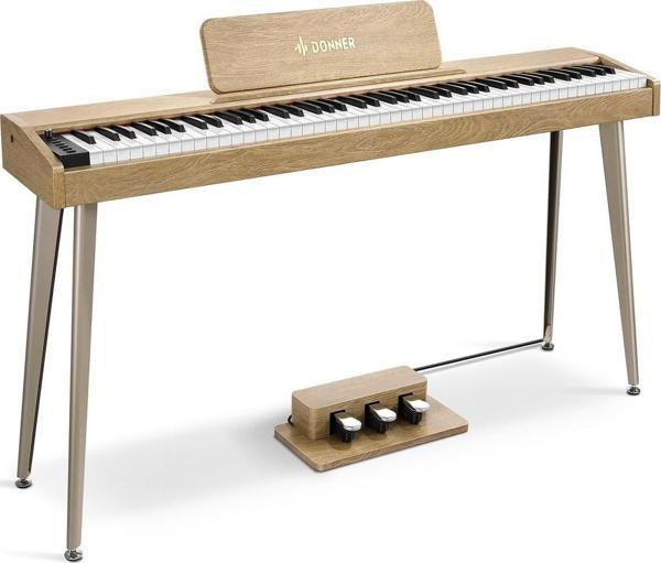 Donner Ddp - 60 Dijital Piyano ( Light Oak )  - Image 1