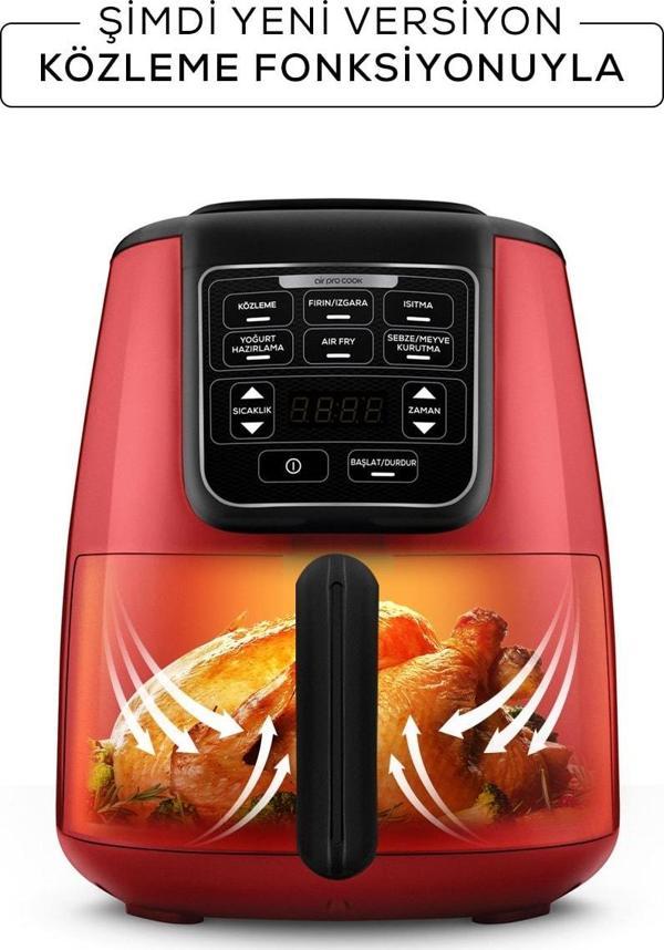 Karaca Air Pro Cook Köz Xl Airfryer Ruby - Image 1