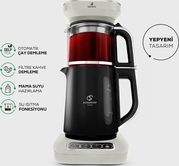 Karaca Robotea Pro 4 in 1 Konuşan Çay Makinesi Starlight - Image 1