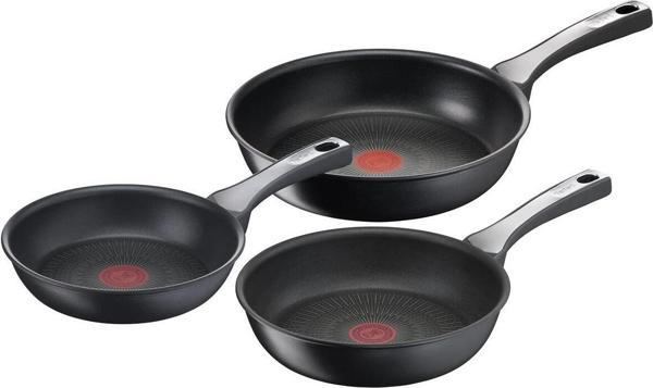 Tefal Titanyum 6x Unlimitedone Indüksiyon Tabanlı 3'lü Tava Seti - 20/24/28 Cm - Image 1