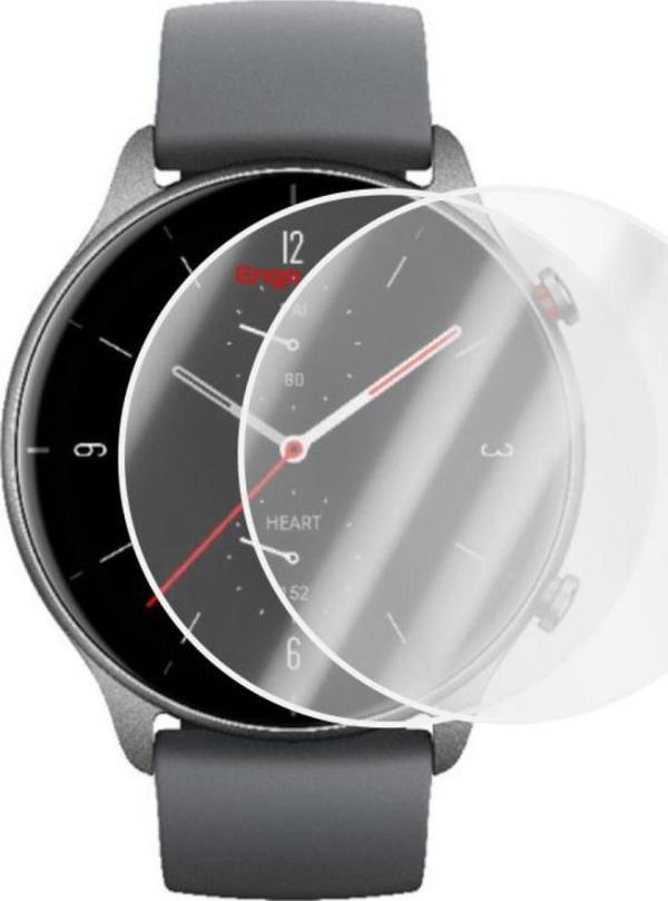 Amazfit GTR 2e 47 MM Saat Ekran Koruyucu Tam Kaplama TPU Film 2 Adet - Image 1