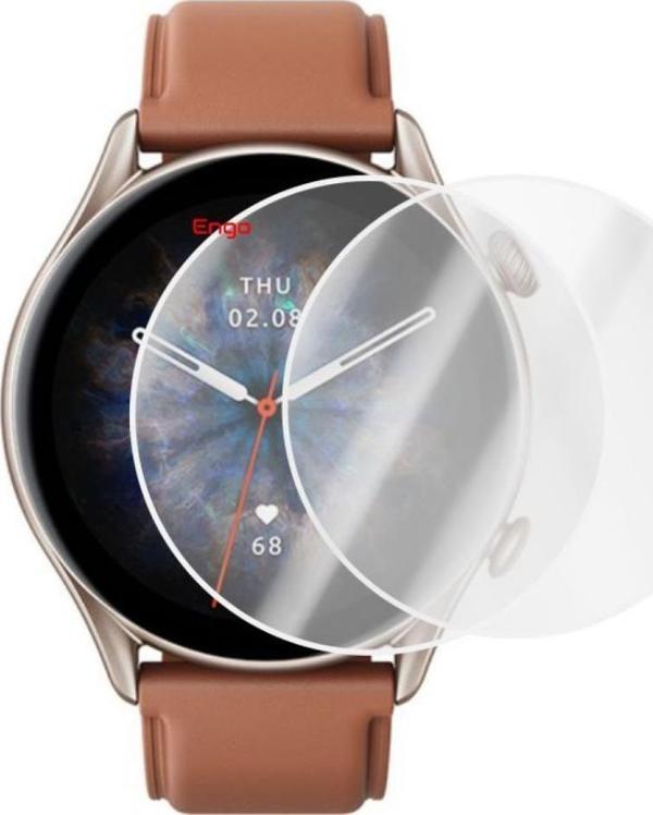 Amazfit Gtr 3 Pro Saat Ekran Koruyucu Tam Kaplama TPU Film 2 Adet - Image 1