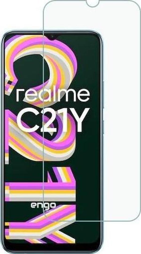 Realme C21Y Ekran Koruyucu Nano Temperli Cam - Image 1