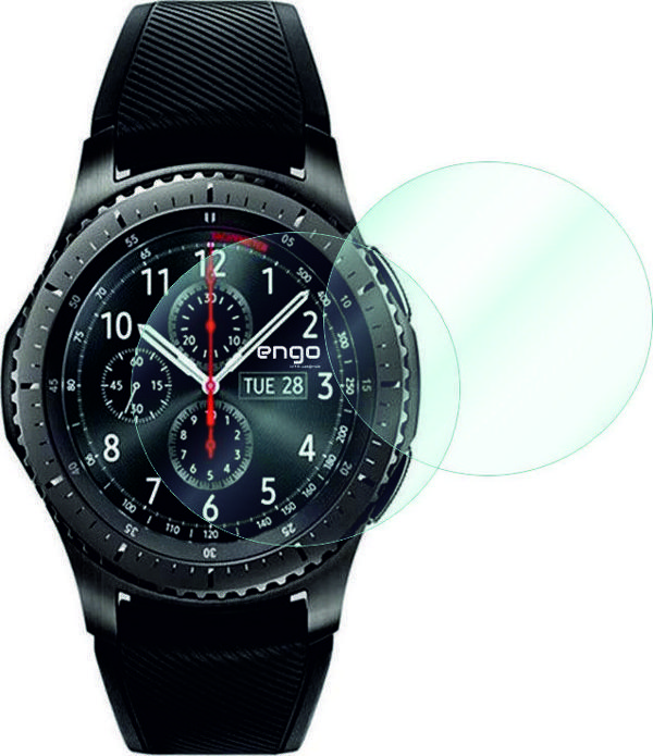 Samsung Gear S3 Frontier Ekran Koruyucu Şeffaf Nano Cam 2 Adet - Image 1