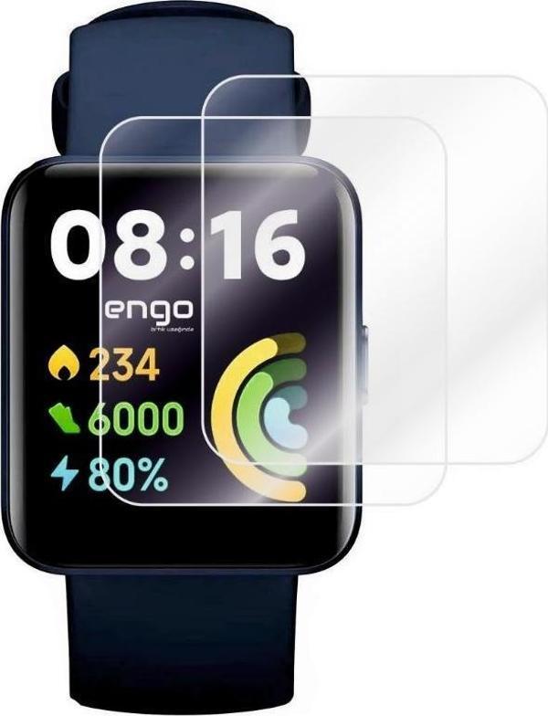 Xiaomi Mi Watch Lite Mat Ekran Koruyucu TPU Film 2 Adet - Image 1