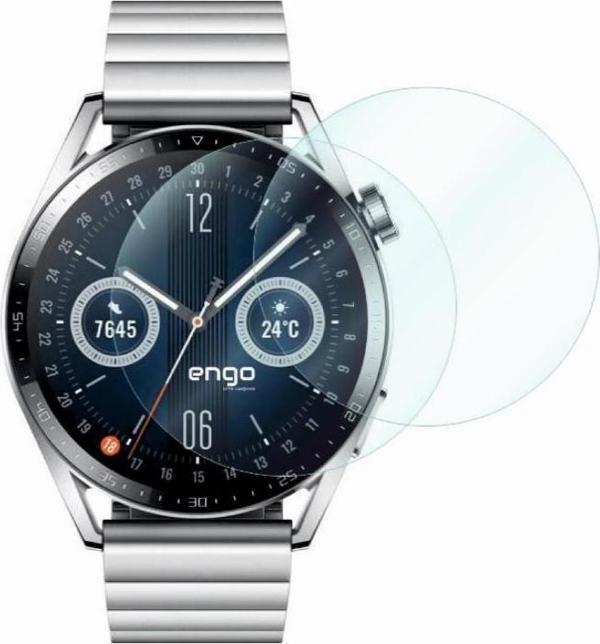 Huawei Watch GT 3 46 mm Ekran Koruyucu Nano Şeffaf Parlak 2 Adet - Image 1
