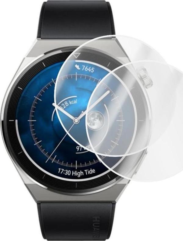 Huawei Watch GT 3 Pro Ekran Koruyucu Nano Şeffaf Parlak 2 Adet - Image 1