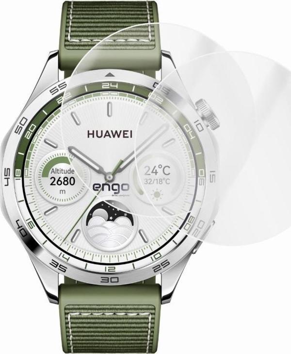 Huawei Watch GT 4 Ekran Koruyucu 46mm Şeffaf TPU Film 2 Adet - Image 1