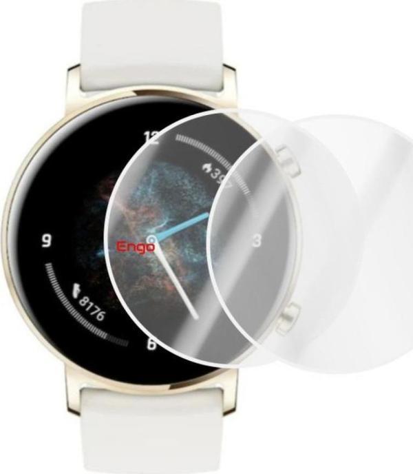 Huawei Watch GT2 42 mm Ekran Koruyucu Şeffaf TPU Film 2 Adet - Image 1