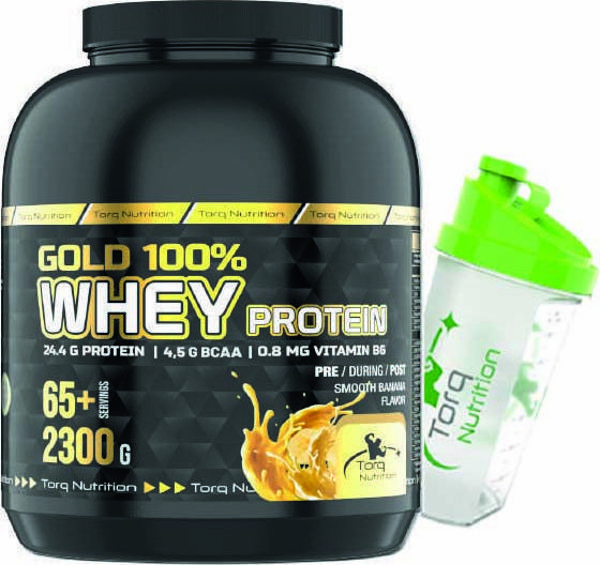 Torq Nutrition Gold Whey Protein Muz Aromalı 2300 gr - Image 1