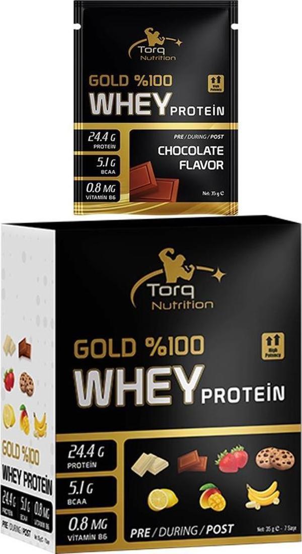 Torq Nutrition Gold Whey Protein 35 Gr x 7 SAŞE - Çikolata - Image 1